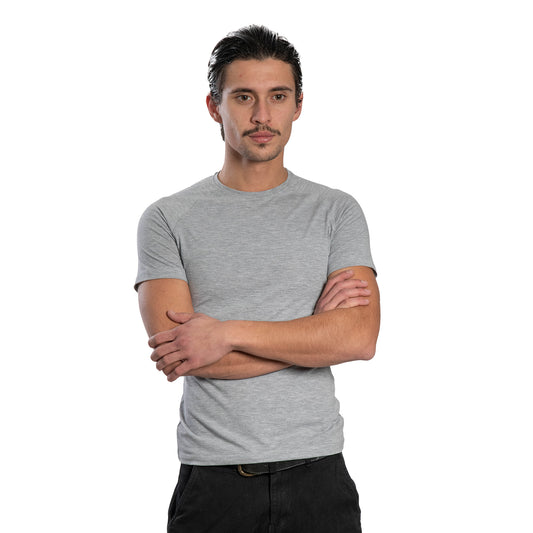 Мъжка  тениска с къс ръкав - реглан обло деколте - Decade.shop