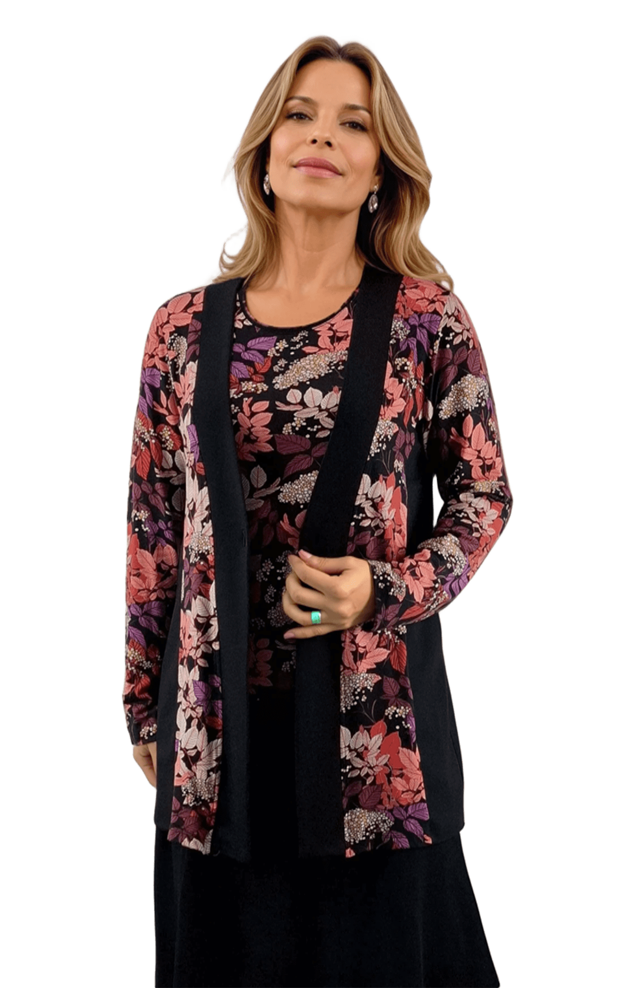 Дамска  жилетка  с дълъг ръкав - Decade.shop