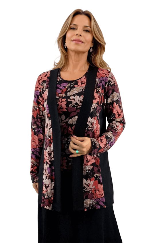 Дамска  жилетка  с дълъг ръкав - Decade.shop