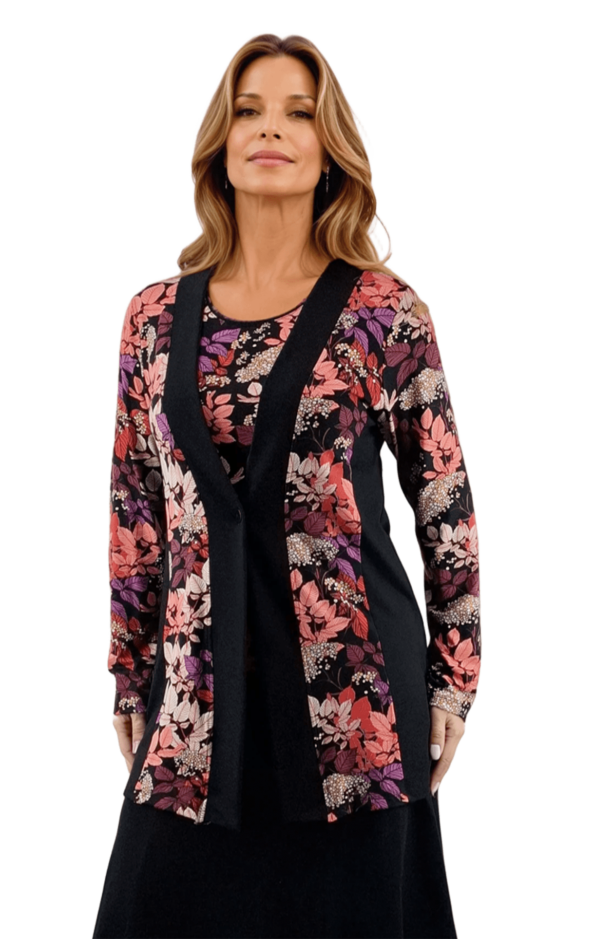 Дамска  жилетка  с дълъг ръкав - Decade.shop